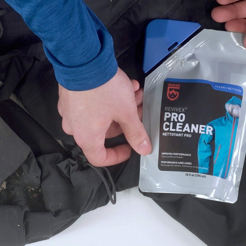 GEAR AID Revivex Pro Cleaner Wash for Synthetic Technical Fabrics, GORE-TEX Jackets, Tents, Sleeping Bags, Ski Pants, Gloves, and Outdoor Waterproof-Breathable Gear, 10 fl oz - Image 2